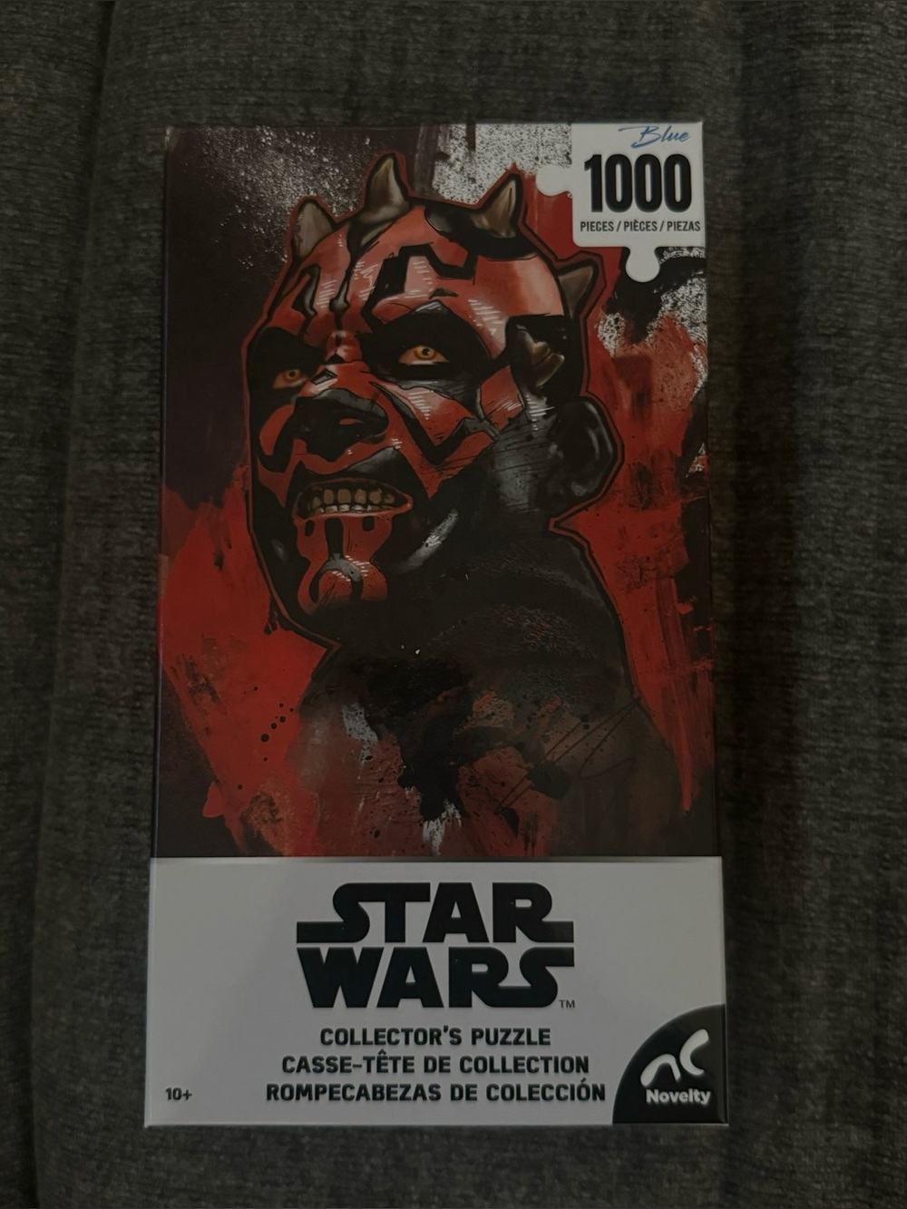 Star Wars Darth Maul Portrait Puzzle - Red, Black